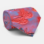 Butterfly Sunset Necktie Stropdas (Opgerold)