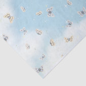 Butterfly Swarm in Dreamweaver Blue Sky Tissuepapier (Detail)
