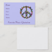 Butterfly-symbool Visitekaartje (Voorkant / Achterkant)