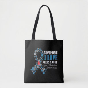 Butterfly T1D Diabetes Awareness Diabetic Support Draagtas