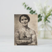 Butterfly Tattoo Girl Briefkaart (Staand voorkant)