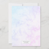 Butterfly Theme Baby Shower Uitnodigingen (Achterkant)