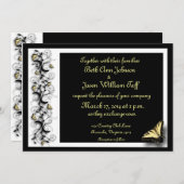 Butterfly Theme Kaart (Voorkant / Achterkant)