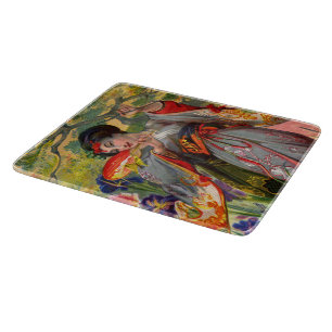 Butterfly Touch Glazen SnijplankButterfly Touch Snijplank