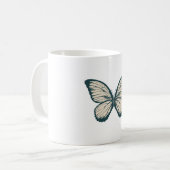 "Butterfly Touch" Koffiemok (Voorkant links)