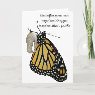 Butterfly Transformation Kaart<Blank Inside>