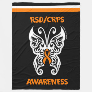 Butterfly/tribaal...RSD/CRPS Fleece Deken