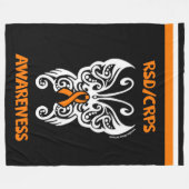 Butterfly/tribaal...RSD/CRPS Fleece Deken (Voorkant (Horizontaal))