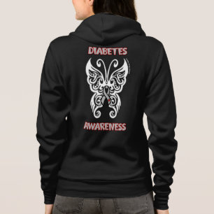 Butterfly Tribal.. Diabetes Hoodie