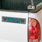 Butterfly/Tribal.. Dysautonomia Bumpersticker (Op Truck)