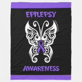 Butterfly Tribal ...epilepsie Fleece Deken