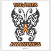Butterfly/Tribal.. RSD/CRPS-sticker Sticker (Vel)
