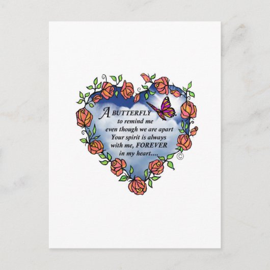 Butterfly uit Heaven Briefkaart (Voorkant)