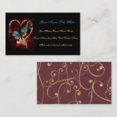 Butterfly van geheugen visitekaartje (Voorkant / Achterkant)