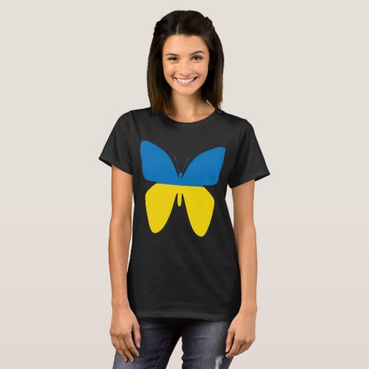 Butterfly van Oekraïne T-shirt (Voorkant volledig)