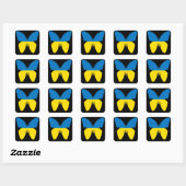 Butterfly van Oekraïne Vierkante Sticker (Vel)