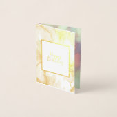 Butterfly Verjaardag Gepersonaliseerde Folie Kaart (Voorkant)