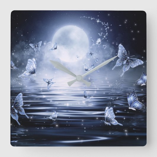 Butterfly Wall klok (Voorkant)