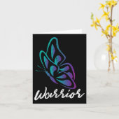 Butterfly Warrior - Bewustzijn van zelfmoordpreven Kaart (Gele Bloem)