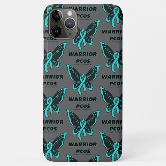 Butterfly/Warrior...PCOS Case-Mate iPhone Case (Achterkant)