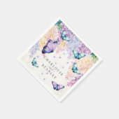 Butterfly Wedding Napkins Servet (Hoek)