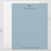 Butterfly Whispers 2 CHANGE COLOR ~ Letterhead (Voorkant / Achterkant)
