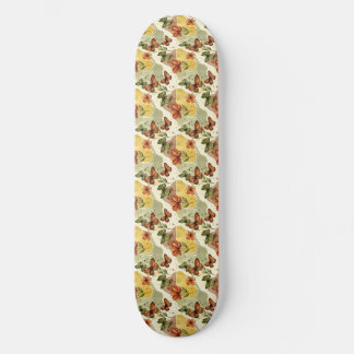 Butterfly Whispers in Earth Tones Skateboard