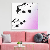 Butterfly Wing - Moeder van ParelSierkussen Canvas Afdruk (Insitu (Woonkamer))