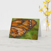 Butterfly Wing Wenskaart 2 Kaart (Gele Bloem)