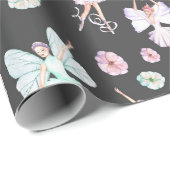 Butterfly Wings Dancing Ballerina Cadeaupapier (Rol Hoek)