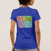 Butterfly Wings Inspirerend Word Art Tee Shirts (Achterkant)