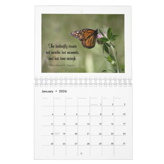 Butterfly Wisdom 2015 Kalender (Jan 2026)
