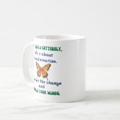 Butterfly Wisdom Koffiemok (Voorkant links)