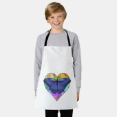 Butterfly with Heart Schort (Gedragen)