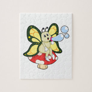 Butterfly with Soap bubbles Legpuzzel