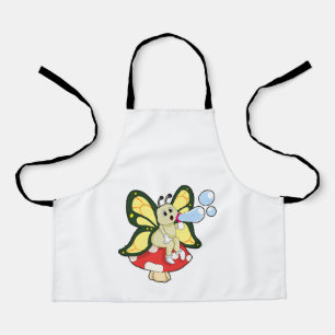 Butterfly with Soap bubbles Schort