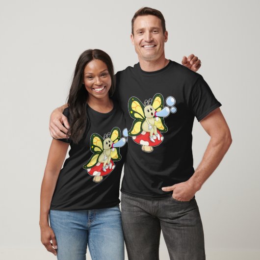 Butterfly with Soap bubbles T-shirt (Unisex)