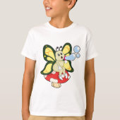 Butterfly with Soap bubbles T-shirt (Voorkant)