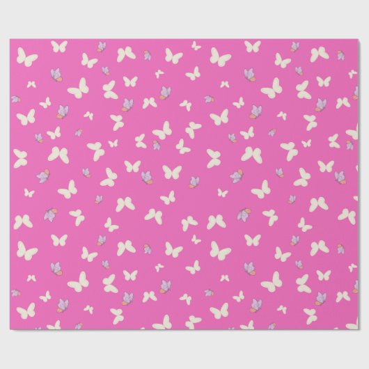 Butterfly Wrapping Paper Cadeaupapier (Vlak)