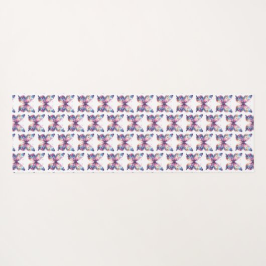 Butterfly Yogamat (Achterkant (horizontaal))