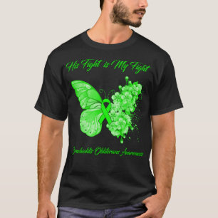 Butterfly Zijn gevecht is mijn gevecht Bronchiolit T-shirt