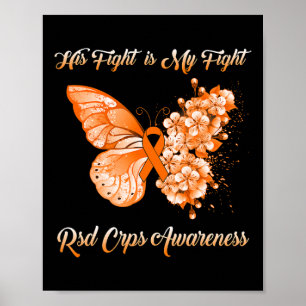 Butterfly zijn gevecht is mijn gevecht RSD CRPS be Poster