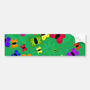 Butterfly-zwerm Bumpersticker