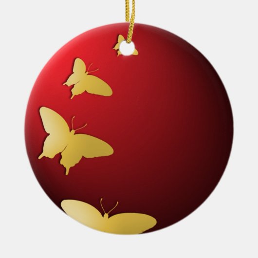 Butterflys Circle Ornament (Voorkant)