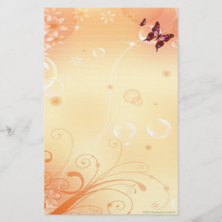 Butterflys en Bubbles Briefpapier