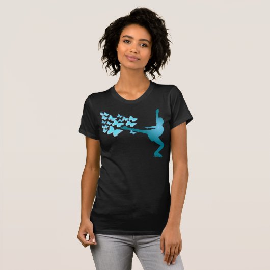 butterflyskatT-shirt T-shirt (Voorkant volledig)