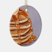 Buttermilk Pancakes Shortstack Breakfast Painting Keramisch Ornament (Rechts)