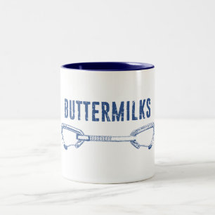 Buttermilks Rock-klimmer Tweekleurige Koffiemok