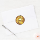 Butternut Crunch Donut Doughnut Breakfast Pastry Ronde Sticker (Envelop)