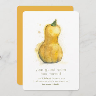 Butternut Funny New Home Moving Faire-part